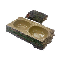 Komodo Forest Dual Feeder Bowl Brown, 1 Each by Komodo peta2z