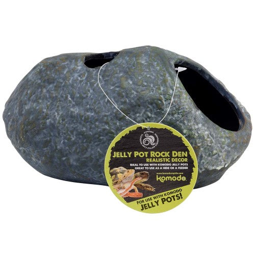 Komodo Jelly Pot Rock Den Terrarium Ornament Grey, 1 Each/Large by Komodo peta2z