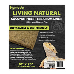 Komodo Living Natural Coconut Fiber Terrarium Liner 1 Each/10In X 20 in by Komodo peta2z