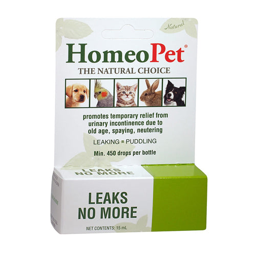 Leaks No More 15 ml by HomeoPet Solutions peta2z