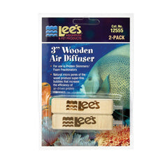 Lee's Aquarium & Pet Products Wooden Air Diffuser Tan, 1 Each/3 in, 2 Pack by San Francisco Bay Brand peta2z