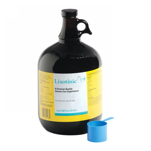 Lixotinic Vitamin-Iron Supplement for Horses Foals Dogs and Cats 1 Gallon by Zoetis peta2z