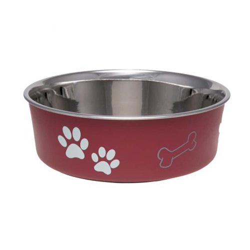 Loving Pets Classic Dog Bowl Merlot, 1 Each/XL by Loving Pets peta2z