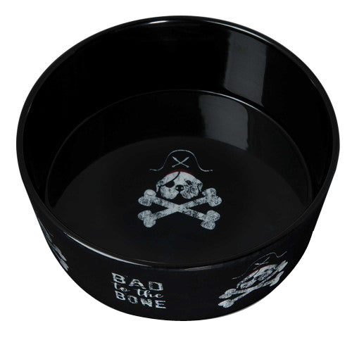 Loving Pets Dolce Moderna Bowl Bad to the Bone, 1 Each/Small by Loving Pets peta2z