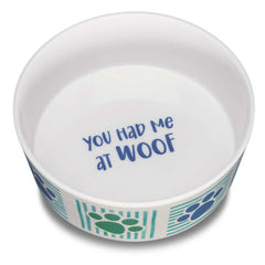 Loving Pets Dolce Moderna Bowl Had Me at Woof, 1 Each/Small by Loving Pets peta2z