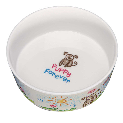 Loving Pets Dolce Moderna Bowl Puppy Forever, 1 Each/Large by Loving Pets peta2z