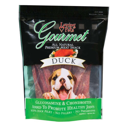 Loving Pets Gourmet Duck Filet Strips Dog Treats 1 Each/6 Oz by Loving Pets peta2z