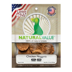 Loving Pets Natural Value Nuggets Dog Treats Chicken, 1 Each/1.5 Oz by Loving Pets peta2z