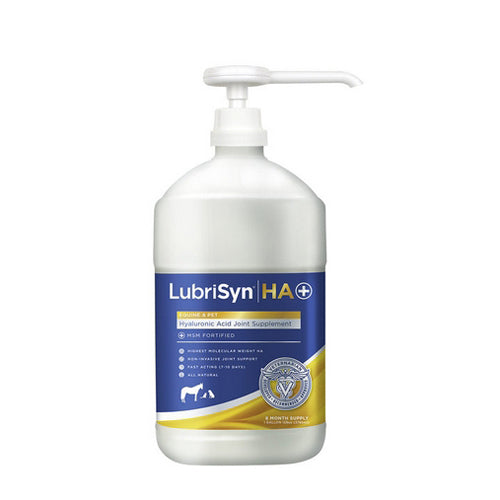 LubriSyn HA+ Horse & Pet Joint Supplement w/pump 1 Gallon by Lubrisyn peta2z