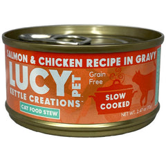 Lucy Pet Products Kettle Creations Adult Wet Cat Food Chicken & Salmon, 12Each/2.75 Oz (Count of 12) by San Francisco Bay Brand peta2z