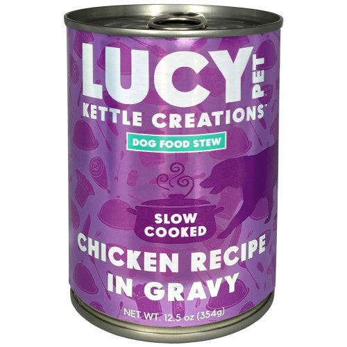 Lucy Pet Products Kettle Creations Chicken In Gravy Dog Food Chicken, 12Each/12.5 Oz (Count of 12) by San Francisco Bay Brand peta2z