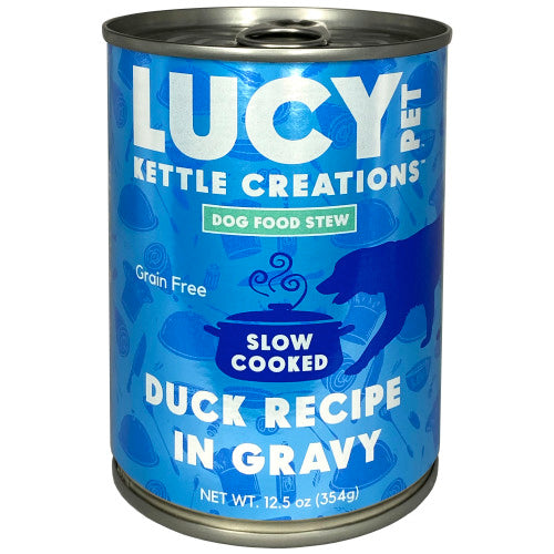 Lucy Pet Products Kettle Creations Duck In Gravy Dog Food Duck, 12Each/12.5 Oz (Count of 12) by San Francisco Bay Brand peta2z