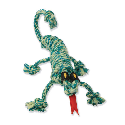 Mammoth Pet Products Rope Dog Toy Iguana Green, 1 Each/16 in, Medium by San Francisco Bay Brand peta2z