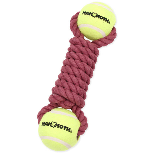 Mammoth Pet Products Twister Bone w/2 Tennis Balls Dog Toy Purple, 1 Each/LG, 12 in by San Francisco Bay Brand peta2z