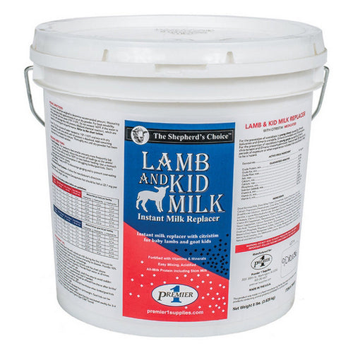 Medicated Lamb and Kid Instant Milk Replacer 8 Lbs by The Shepherds Choice peta2z