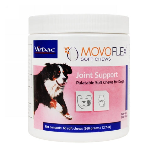 Movoflex Joint Support For Large Dogs 60 Soft Chews by Virbac peta2z