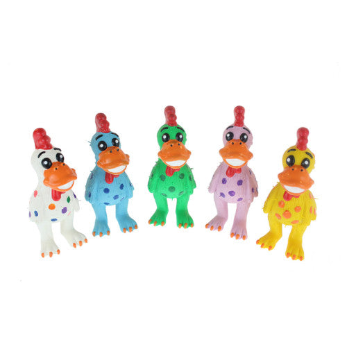 Multipet Globkens Chicken Dog Toy Assorted, 1 Each/Mini, 5.6 in by Multipet peta2z