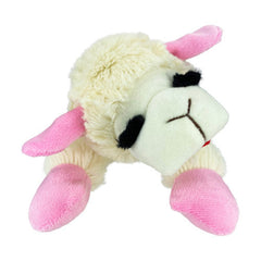 Multipet Lamb Chop Dog Toy w/ Pink Ribbon 1 Each/Large, 10.5 in by Multipet peta2z