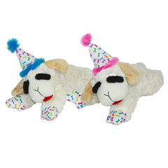 Multipet Lamb Chop w/Birthday Hat Dog Toy 1 Each/10.5 in by Multipet peta2z