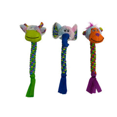 Multipet Pet Envy Braided Rope Animals Assorted, 1 Each/15 in by Multipet peta2z
