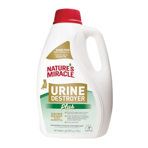 Nature's Miracle Cat Urine Destroyer Plus Pour/Refill, 1 Each/128 Oz by Natures Miracle peta2z