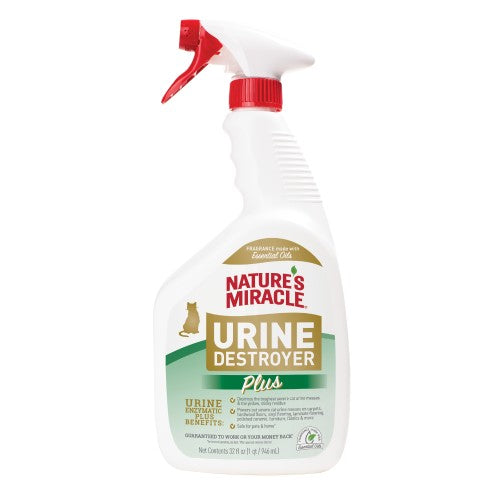 Nature's Miracle Cat Urine Destroyer Plus Ready to Use Spray, 1 Each/32 Oz by Natures Miracle peta2z