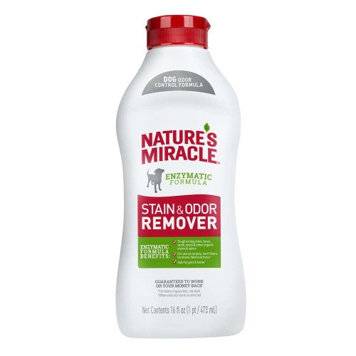 Nature's Miracle Dog Stain & Odor Remover Pour 1 Each/16 Oz by Natures Miracle peta2z