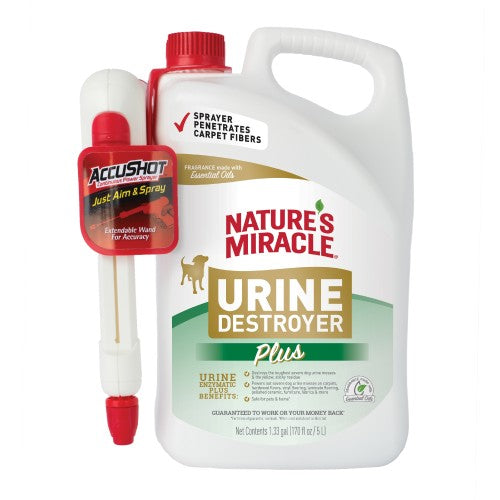 Nature's Miracle Dog Urine Destroyer Plus AccuShot, 1 Each/170 Oz by Natures Miracle peta2z