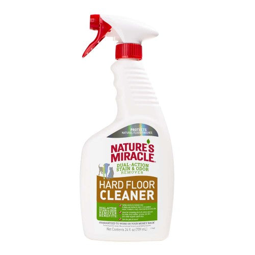 Nature's Miracle Hard Floor Cleaner Dual Action Stain & Odor Remover 1 Each/24 Oz by Natures Miracle peta2z