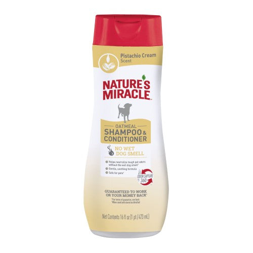 Nature's Miracle Oatmeal Shampoo & Conditioner Pistachio Cream, 1 Each/16 Oz by Natures Miracle peta2z