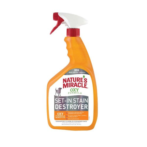 Nature's Miracle Oxy Formula Set-In Dog Stain Destroyer 1 Each/32 Oz by Natures Miracle peta2z