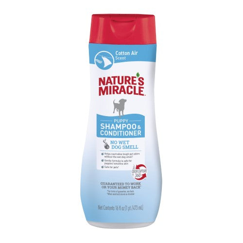 Nature's Miracle Puppy Shampoo & Conditioner Cotton Air, 1 Each/16 Oz by Natures Miracle peta2z