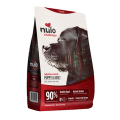 Nulo Challenger High-Meat Adult & Puppy Dry Dog Food Alpine Ranch Beef, Lamb & Pork, 1 Each/4.5 lb by Nulo peta2z