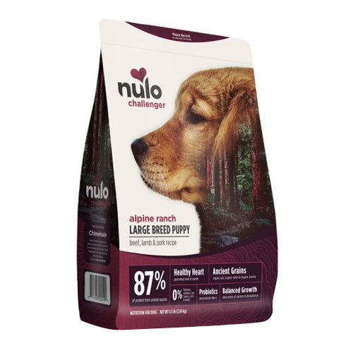 Nulo Challenger Large Breed Puppy Dry Dog Food Alpine Ranch Beef, Lamb & Pork, 1 Each/24 lb by Nulo peta2z