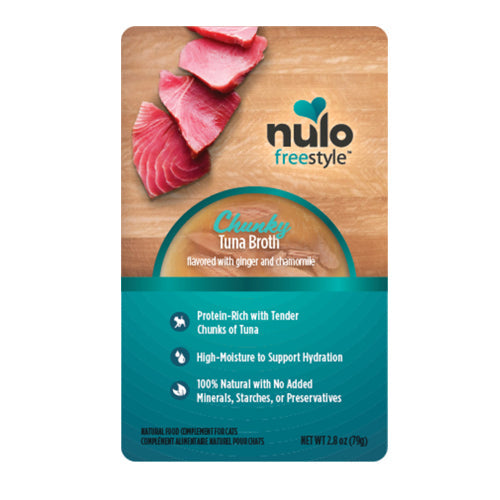 Nulo FreeStyle Chunky Broths Wet Cat Food Tuna, 24Each/2.8 Oz (Count of 24) by Nulo peta2z