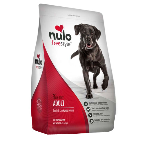 Nulo FreeStyle Grain Free Adult Dry Dog Food Lamb & Chickpeas, 1 Each/11 lb by Nulo peta2z