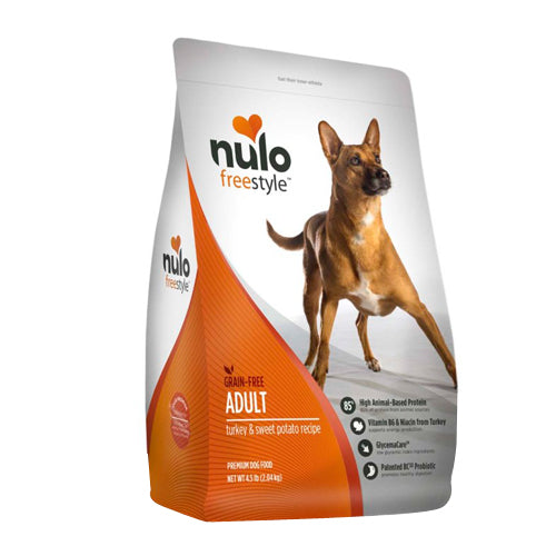 Nulo FreeStyle Grain Free Adult Dry Dog Food Turkey & Sweet Potato, 1 Each/11 lb by Nulo peta2z