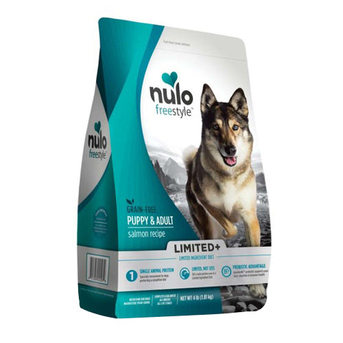 Nulo FreeStyle Limited+ Grain Free Dry Dog Food Salmon, 1 Each/10 lb by Nulo peta2z