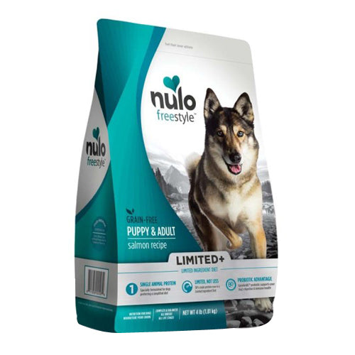 Nulo FreeStyle Limited+ Grain Free Dry Dog Food Salmon, 1 Each/22 lb by Nulo peta2z