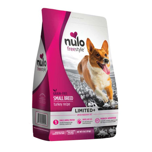 Nulo FreeStyle Limited+ Grain Free Small Breed Dry Dog Food Turkey, 1 Each/10 lb by Nulo peta2z