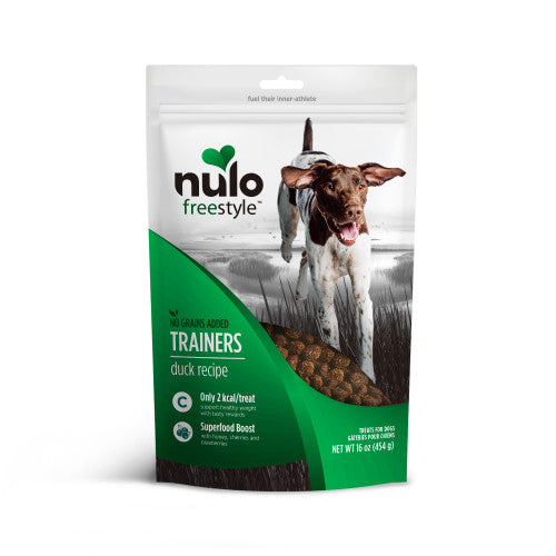 Nulo FreeStyle Trainers Grain-Free Dog Treats Duck, 1 Each/16 Oz by Nulo peta2z