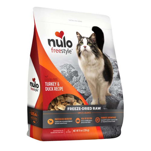 Nulo Freestyle Freeze-Dried Raw Cat Food Turkey & Duck, 1 Each/3.5 Oz by Nulo peta2z