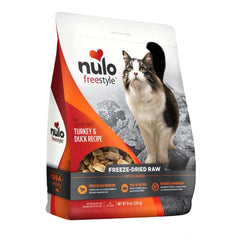 Nulo Freestyle Freeze-Dried Raw Cat Food Turkey & Duck, 1 Each/8 Oz by Nulo peta2z