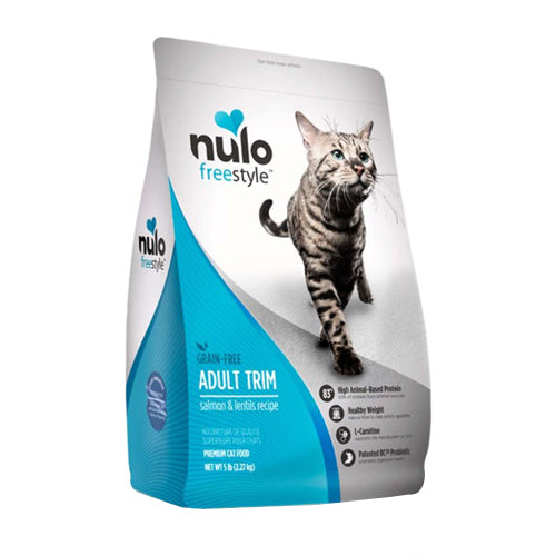 Nulo Freestyle Grain-Free Adult Trim Dry Cat Food Salmon & Lentils, 1 Each/12 lb by Nulo peta2z