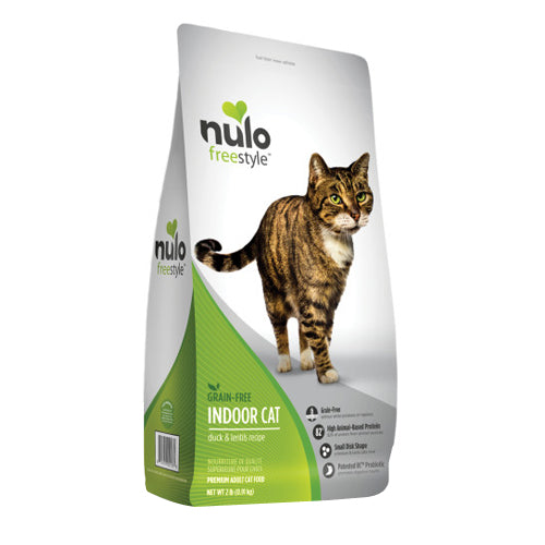 Nulo Freestyle Grain Free Indoor Dry Cat Food Duck & Lentils, 1 Each/2 lb by Nulo peta2z