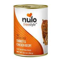 Nulo Freestyle Grain-Free Pate Wet Cat Food Turkey & Chicken, 12Each/12.5 Oz, 12 Pack (Count of 12) by Nulo peta2z