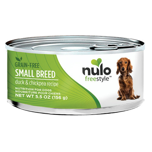 Nulo Freestyle Grain Free Small Breed Wet Dog Food Duck & Chickpea, 24Each/5.5 Oz, 24 Pack (Count of 24) by Nulo peta2z