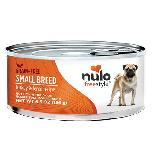 Nulo Freestyle Grain Free Small Breed Wet Dog Food Turkey & Lentil, 24Each/5.5 Oz, 24 Pack (Count of 24) by Nulo peta2z