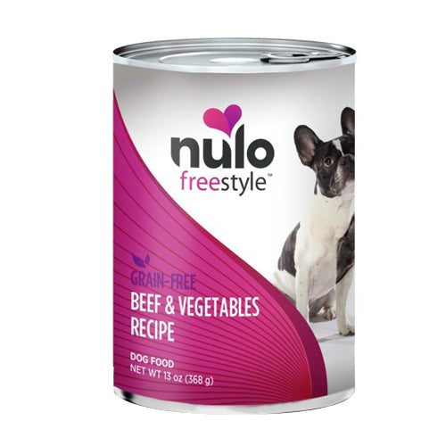 Nulo Freestyle Grain Free Wet Dog Food Beef, 12Each/13 Oz (Count of 12) by Nulo peta2z