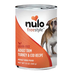 Nulo Freestyle Trim Grain Free Wet Dog Food Turkey Cod, 12Each/13 Oz, 12 Pack (Count of 12) by Nulo peta2z